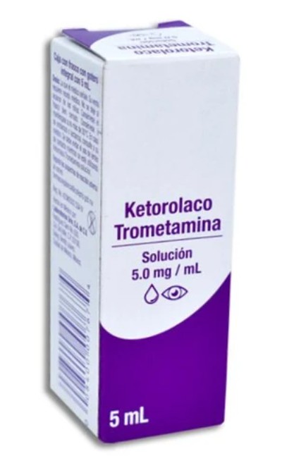 KETOROLACO SOL OFTALMICA GOTERO 5MG/1ML