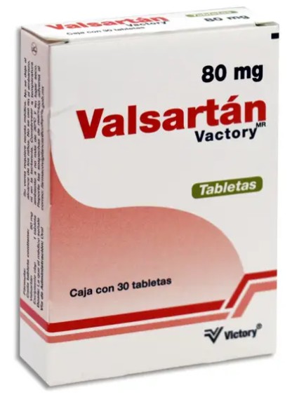 VACTORY Valsartán Tableta 80 mg Caja con 30 Tabletas