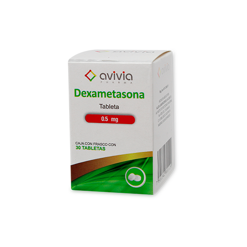 Dexametasona Avivia 0.5 mg Caja C/30 Tabletas
