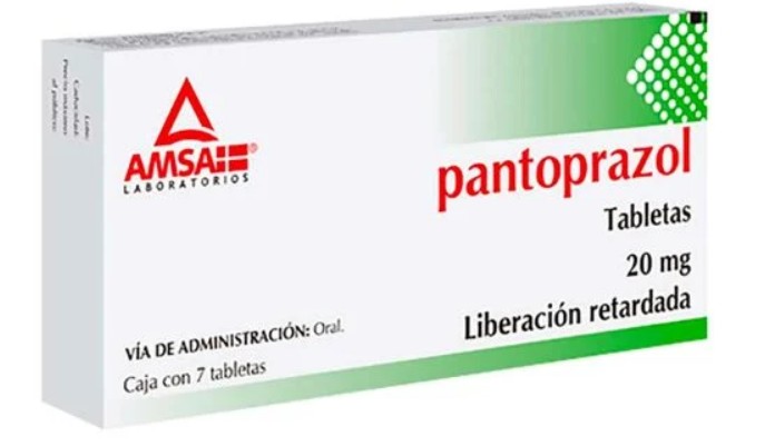 Pantoprazol Tableta 20 mg Caja con 7 tabletas de Liberación Retardada