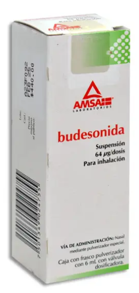 Budesonida Suspensión Nasal 120 Dosis