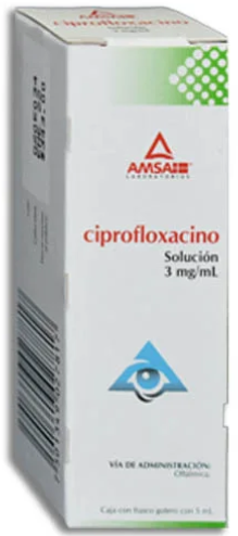 Ciprofloxacino Solución Oftálmica