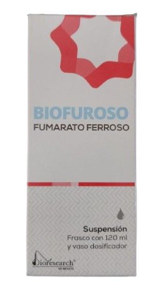 Biofuroso Fumarato Ferroso Suspensión 120 mL