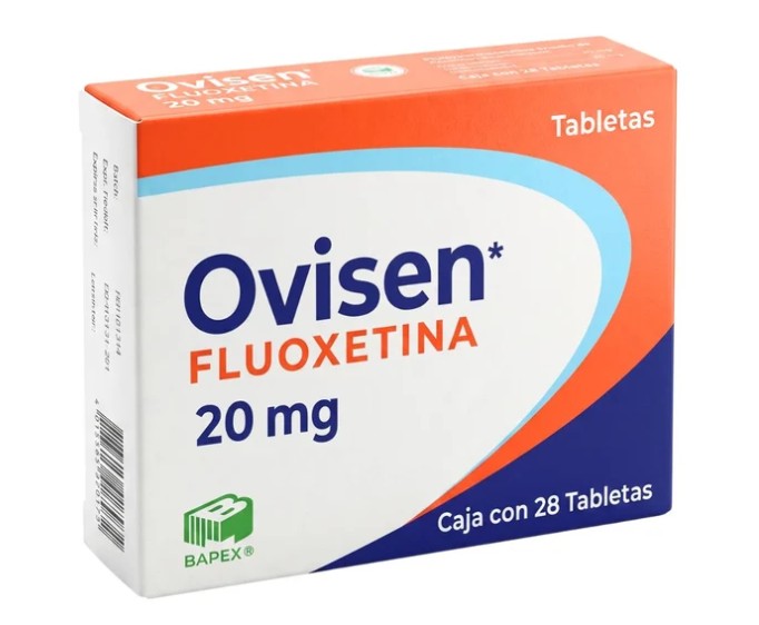 Ovisen Fluoxetina 20 mg Caja C/28 Tabletas