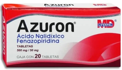 Azuron Ácido Nalidíxico Caja C/20 Tabletas