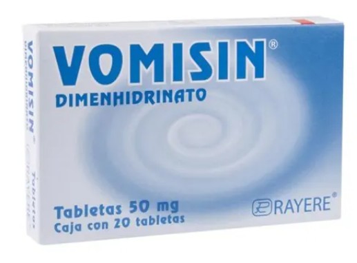 Vomisin Dimenhidrinato 50 mg Caja C/20 Tabletas