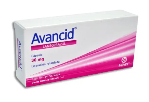 Avancid Lansoprazol 30 mg Caja C/14 Cápsulas