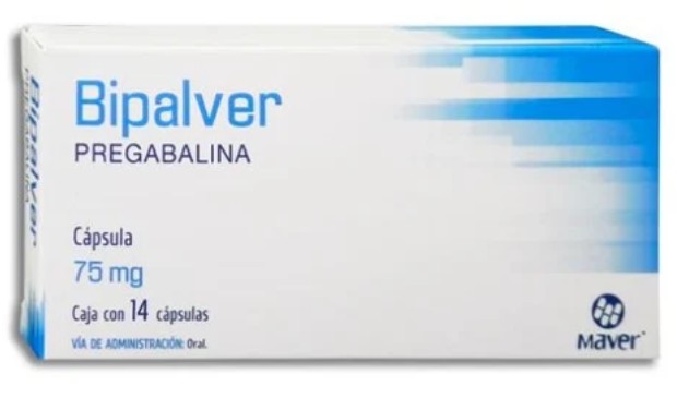 BIPALVER Pregabalina 75mg Caja con 14 cápsulas