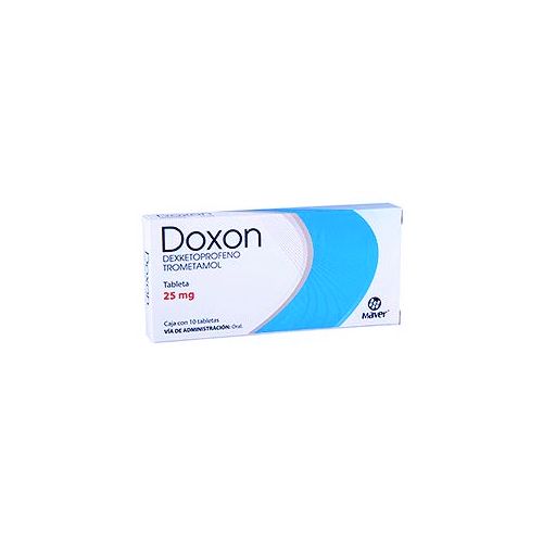 Doxon Dexketoprofeno 25 mg Caja C/10 Tabletas