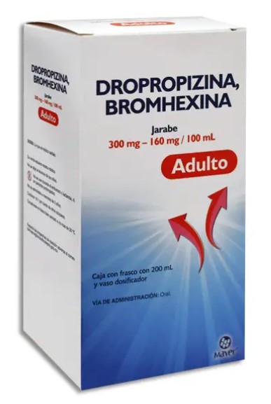 Dopropizina/Bromhexina Jarabe Adulto 200 mL