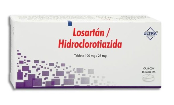 LOSARTAN/ HIDROCLOROTIAZIDA 100/25MG ULTRA
