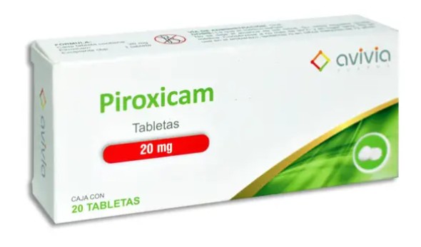 Piroxicam Tableta 20mg Caja con 20 tabletas