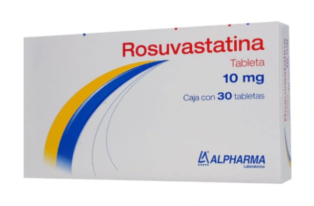 Rosuvastatina tableta 10 mg Caja con 30 tabletas