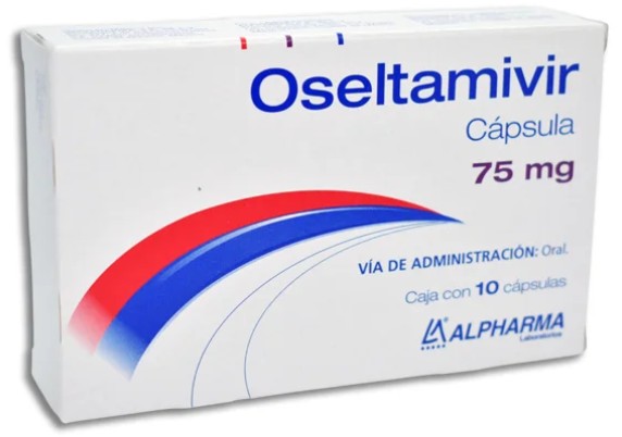 Oseltamivir Cápsula 75mg Caja con 10 cápsulas