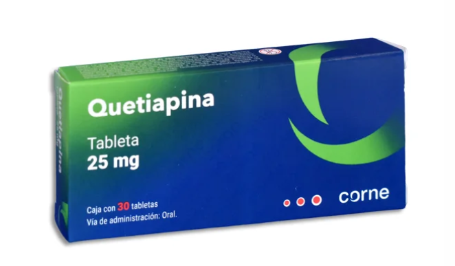 Quetiapina Tableta 25mg Caja con 30 tabletas