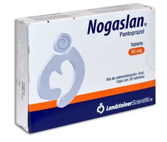 NOGASLAN Pantoprazol Tableta 40mg Caja con 28 tabletas