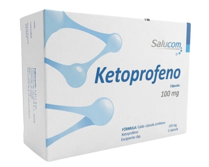 Ketoprofeno 100 mg Caja con 15 Cápsulas