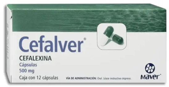 Cefalver (Cefalexina) Cápsulas