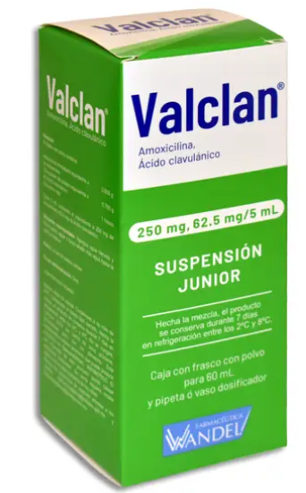 VALCLAN 250/62.5MG