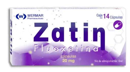 Zatin Fluoxetina 20 mg Caja C/14 Cápsulas