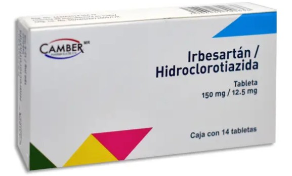 IRBESARTAN/ HIDROCLOROTIAZIDA 12.5/150MG CAMBER