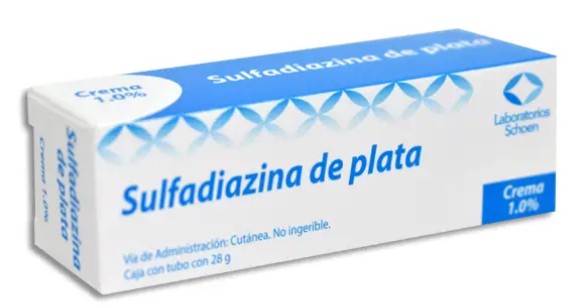 Sulfadiazina de plata Crema 1.0% Caja con tubo con 28 g