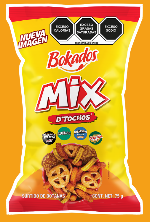 Botana Dtochos Mix Bokados Original 300g