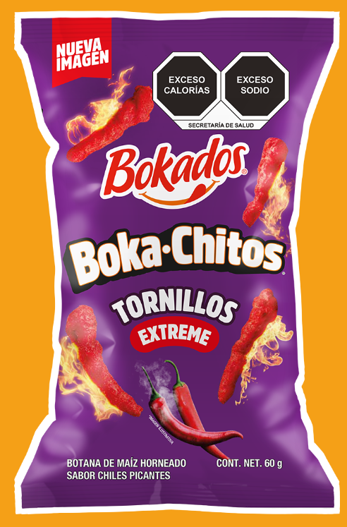 Botanas Bokachitos Tornillo Extreme 60gr