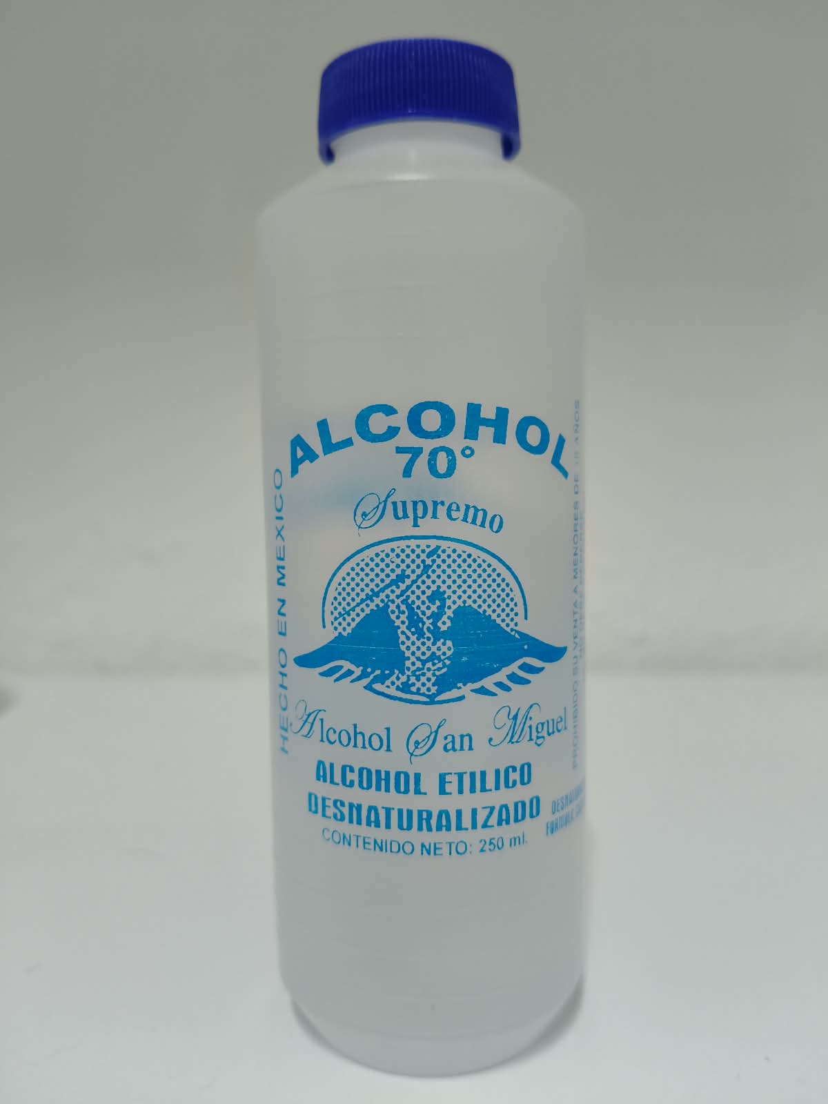 Alcohol Supremo San Miguel Desnaturalizado 70° (250 mL): imagen 1