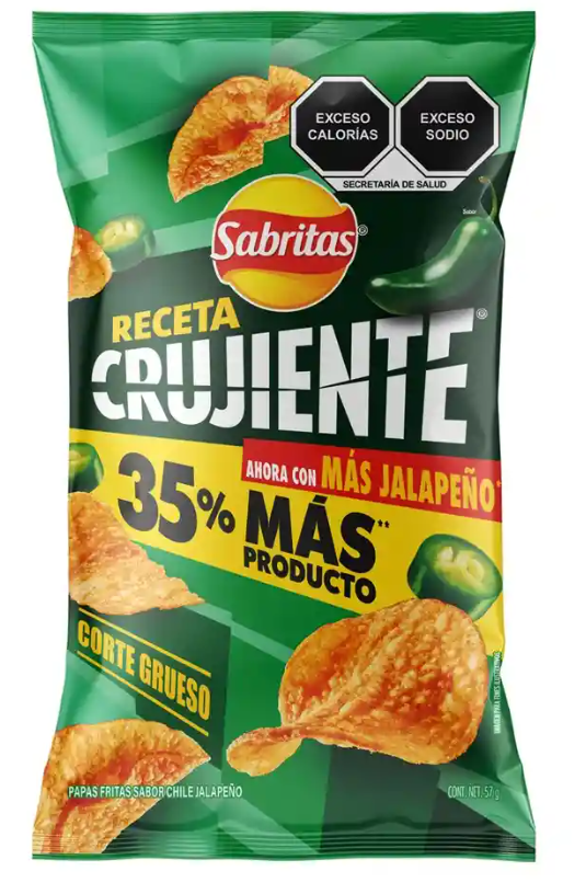 Sabritas Receta Crujiente Jalapeño