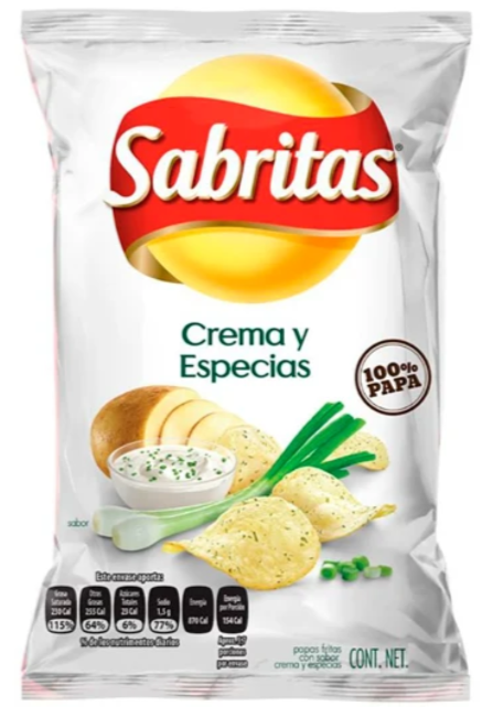 Sabritas Crema y Especias