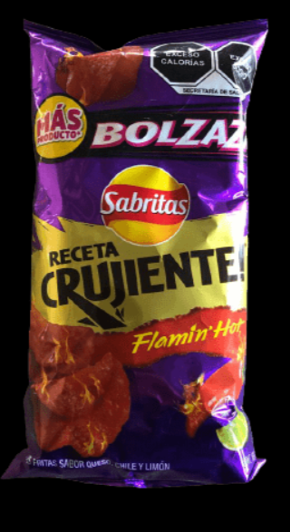Sabritas Receta Crujiente Flamin-Hot