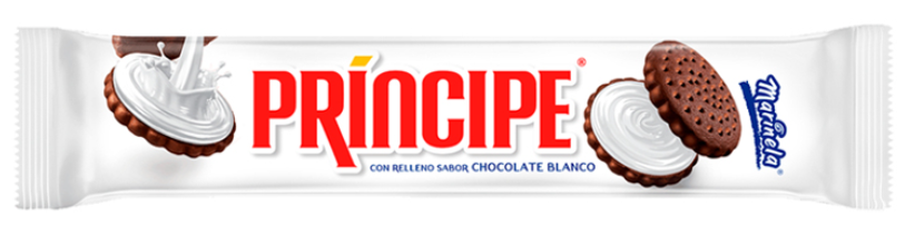 Principe con relleno sabor chocolate blanco