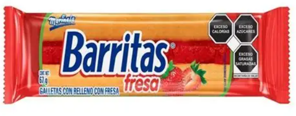 Barritas sabor Fresa
