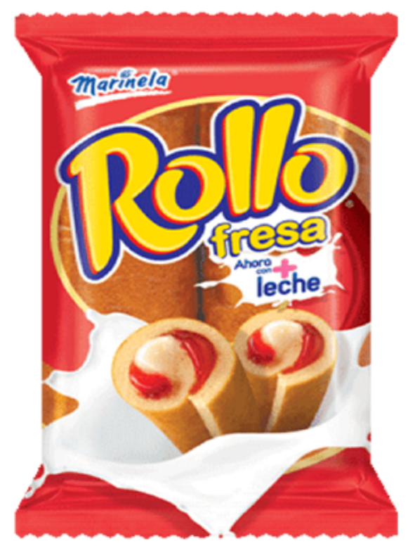 Rollo sabor fresa