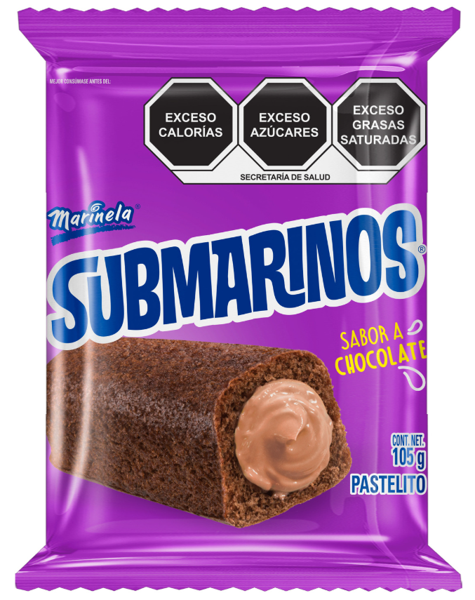 SubMarinos Sabor Chocolate