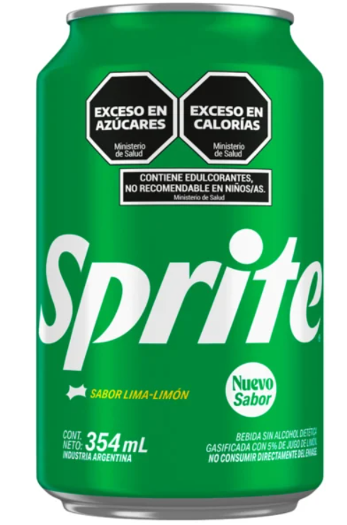 Sprite sabor Lima-limon 355ml