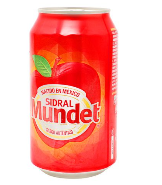 Sidral Mundet sabor manzana 355ml