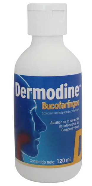Dermodine Bucofaríngeo Solución Antiséptica 120 ml