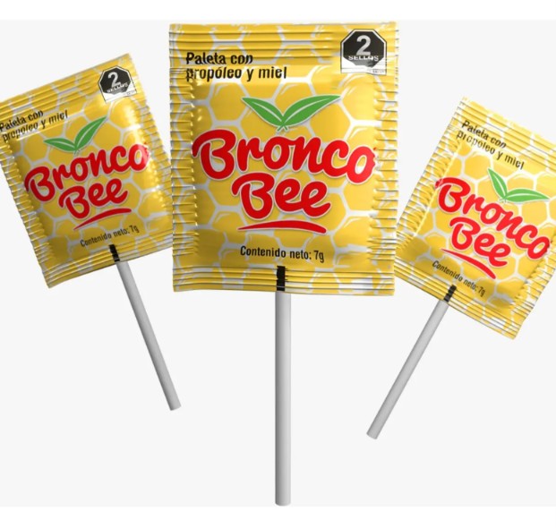 Paleta con Propóleo y Miel Bronco Bee Pronacen
