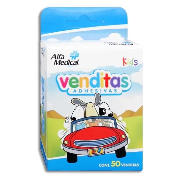 Venditas Adhesivas Kids Niño Alfa Medical con 5 piezas
