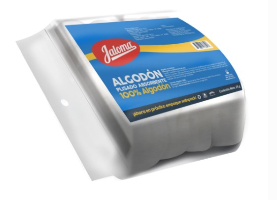 Algodón Plisado Absorbente Jaloma Bolsa 25g