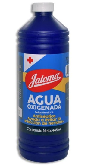 Agua Oxigenada Jaloma Antiséptica 448 ml