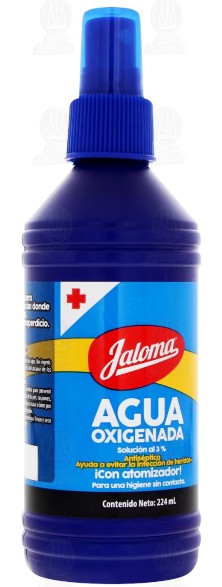 Agua Oxigenada Jaloma con Atomizador 224 ml