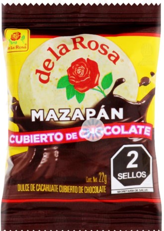 Mazapán De la Rosa de Chocolate, 22 gr.