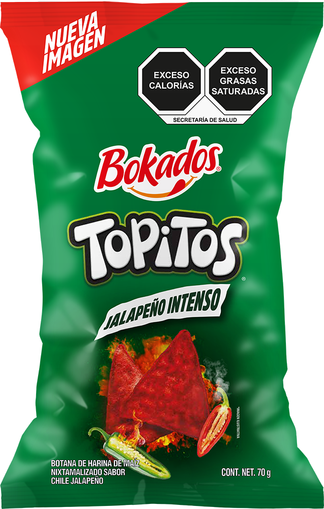 Topitos Jalapeño Intenso 70gr