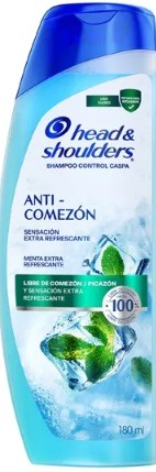 Shampoo Head & Shoulder control caspa anti comezón 180 ml