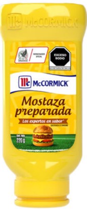 Mostaza Preparada McCormick Squeeze 220 g