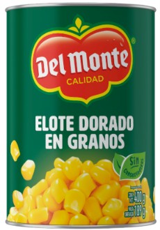 Granos De Elote Dorado Del Monte 400 grs