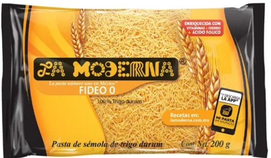 La Moderna pasta fideo número 0 de 200 g